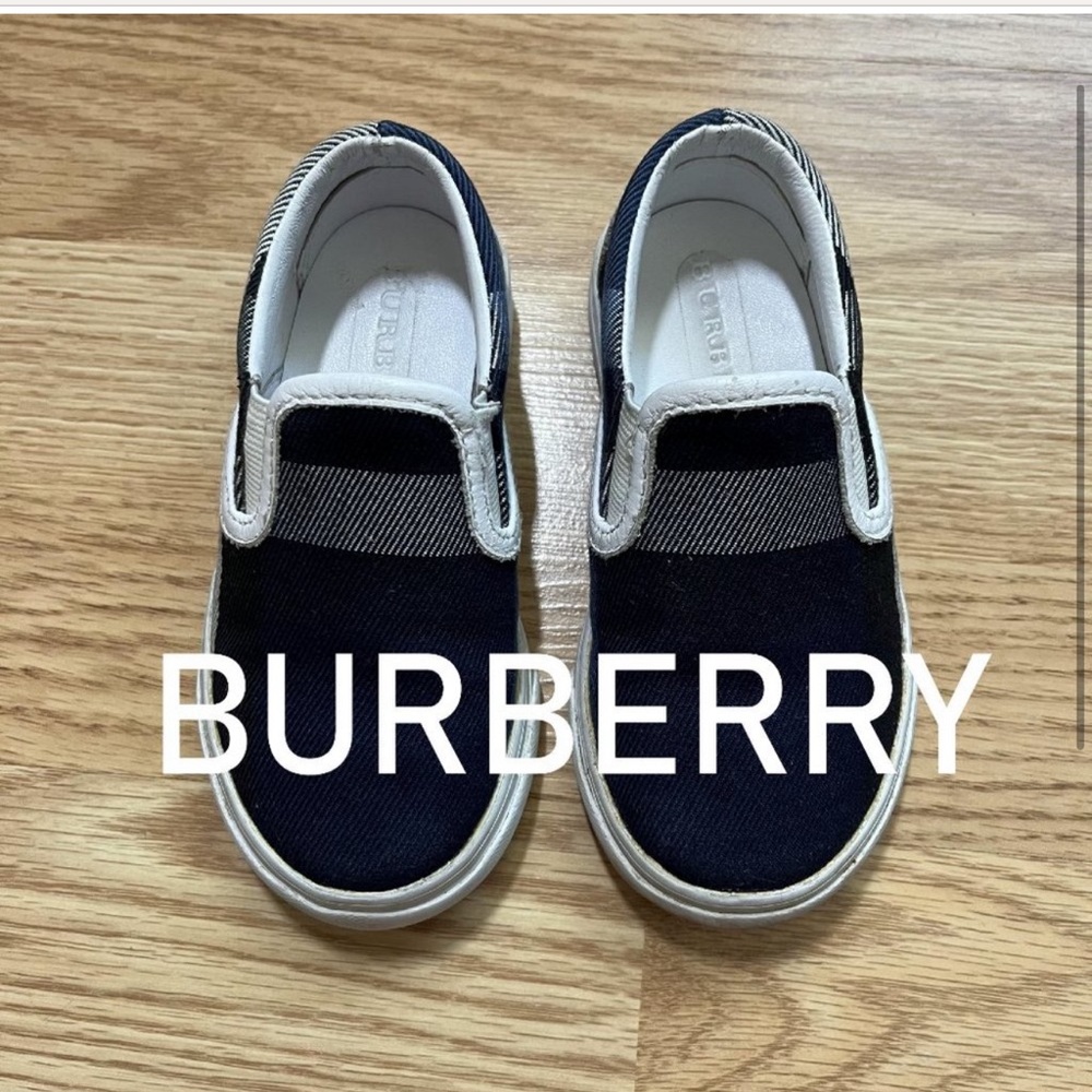 Burberry slip ons